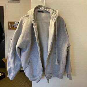 brandy melville zip up hoodie